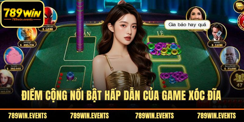 Điểm cộng nổi bật hấp dẫn của game xóc đĩa